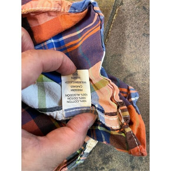 Boy’s Plaid Long Sleeve Button Up Bundle Large - Picture 8 of 14